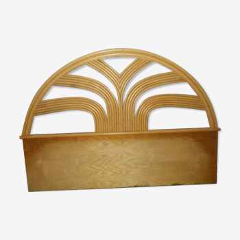 Rattan headboard