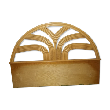 Rattan headboard