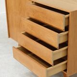 U-458 oak sideboard by Jiri Jiroutek for Interier Praha 1960