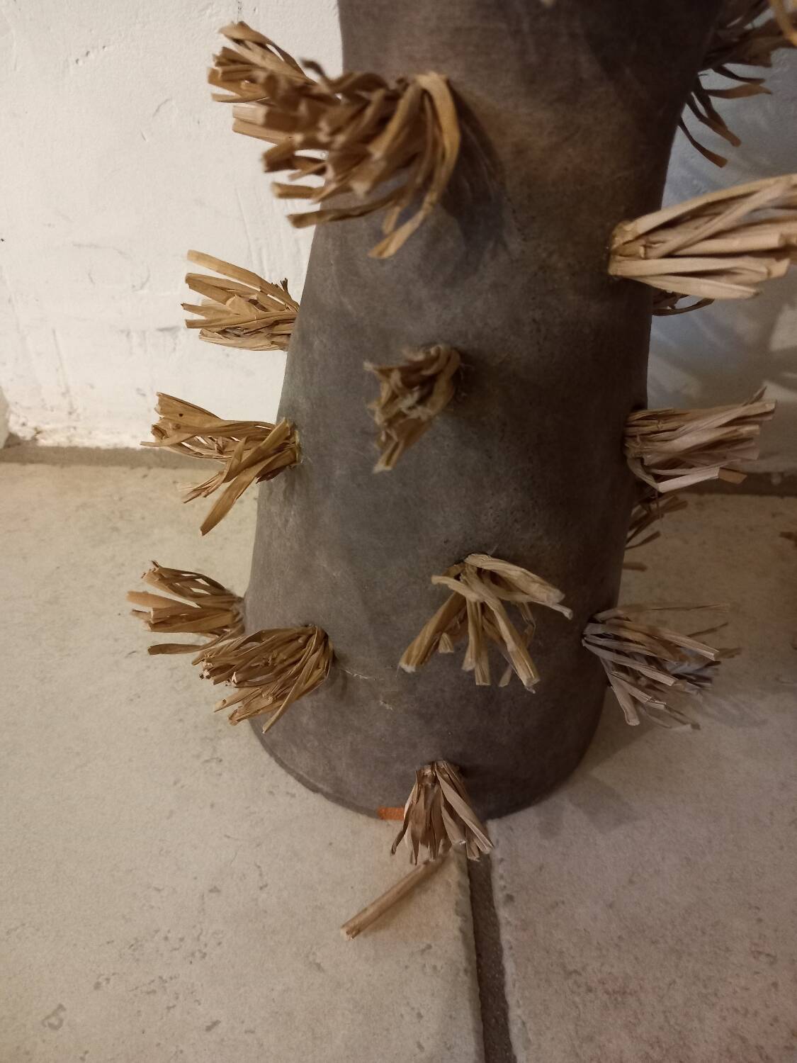 Pair of ethnic style terracotta vases