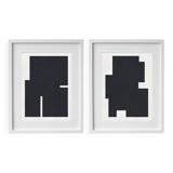 2 framed art prints