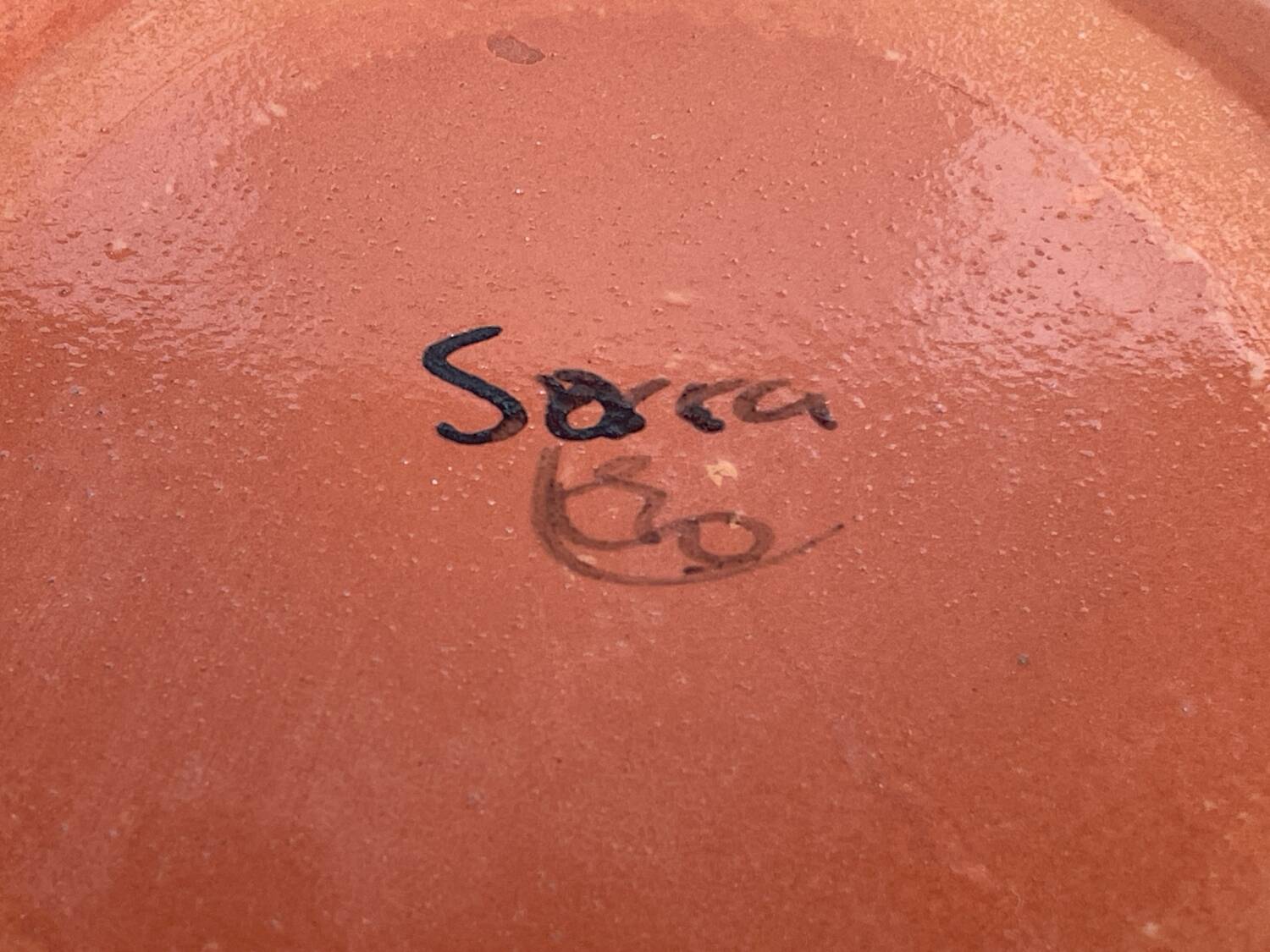 Large enamelled stoneware ashtray - Serra, Catalonia - 1970