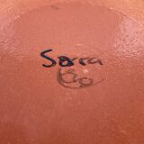 Large enamelled stoneware ashtray - Serra, Catalonia - 1970