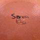 Large enamelled stoneware ashtray - Serra, Catalonia - 1970