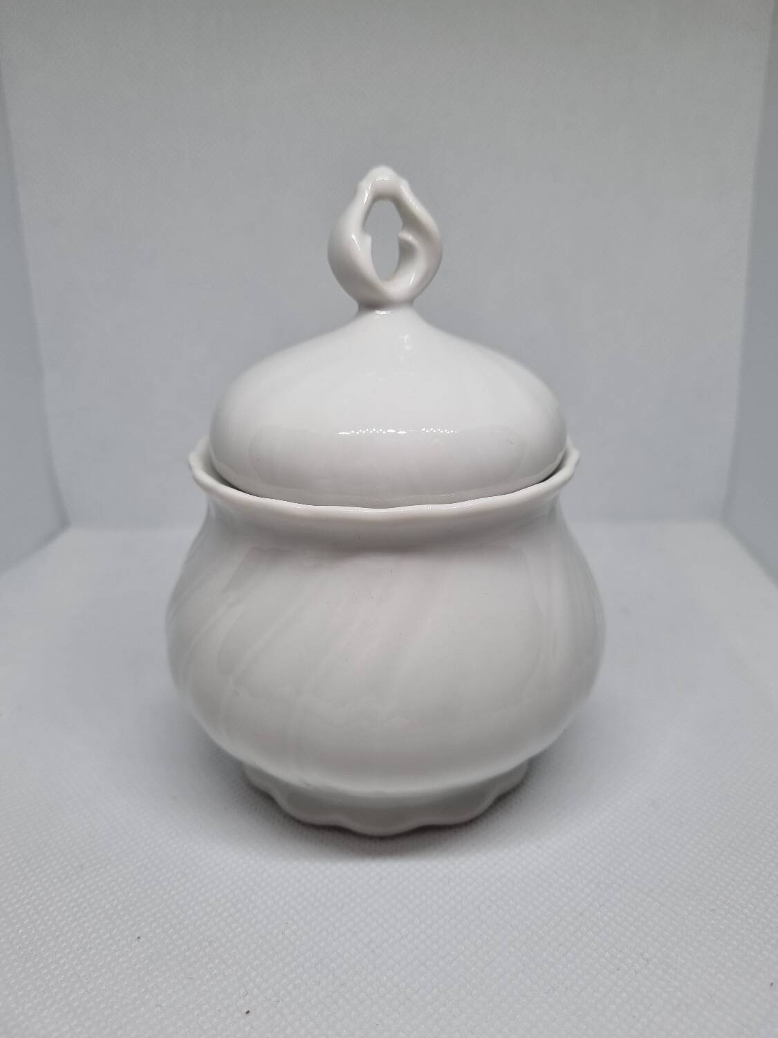 Porcelain sugar bowl