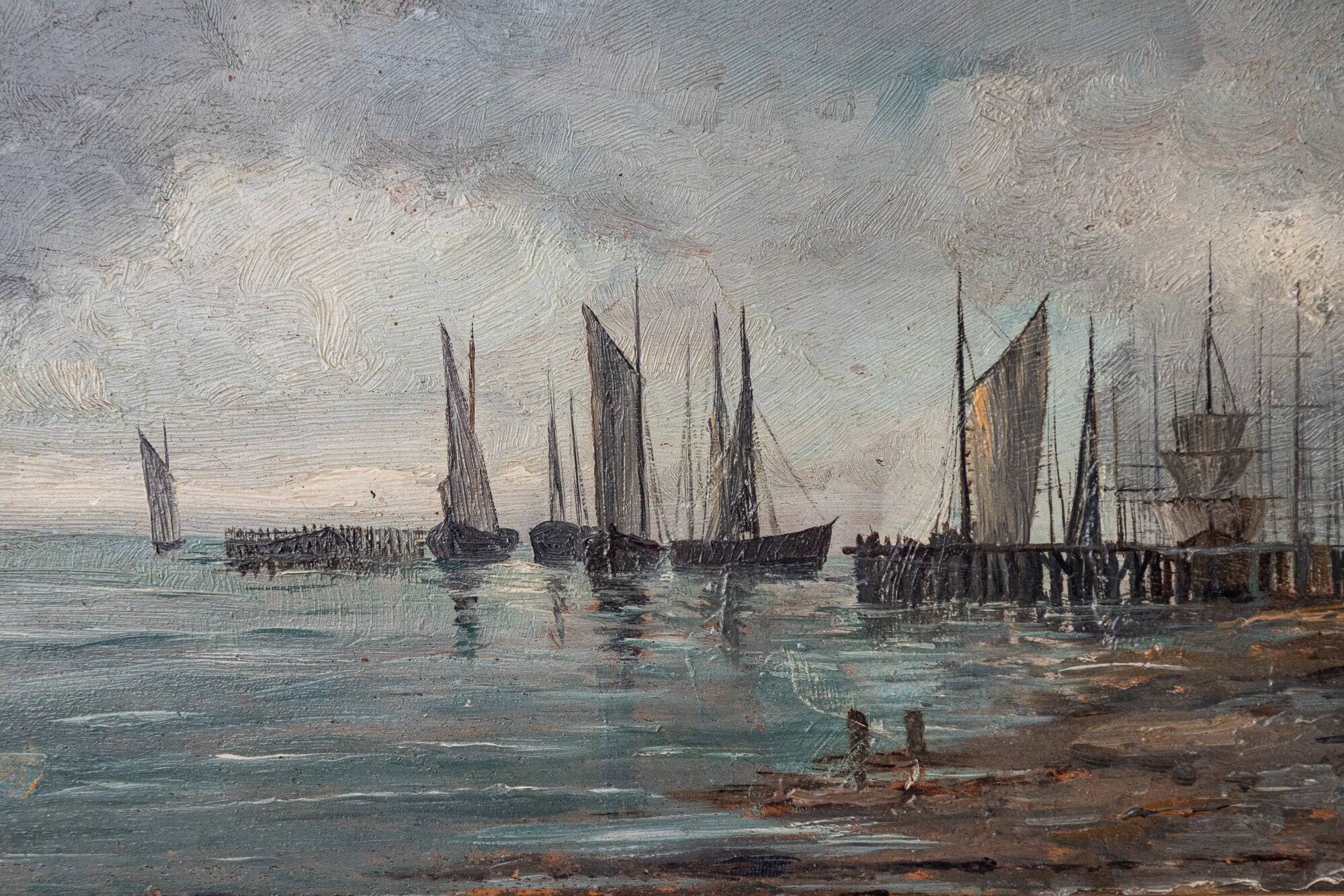 Collection of Four - 19th Century Marine Paintings - Various Artists