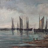 Collection of Four - 19th Century Marine Paintings - Various Artists