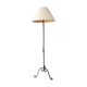 Vintage floor lamp - 40s , wrought iron with scroll feet