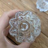 Set of 4 cut crystal whisky glasses from Cristal de Vannes