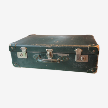 Authentic vintage suitcase full of charm