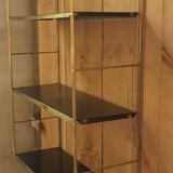 Black metal string shelf, 50s-60s