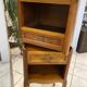 Pair of bedside tables with drawer and niche in Louis XV style.