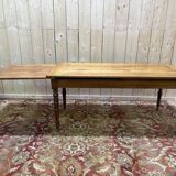 Table à manger avec planche à pain 10 personnes de style Louis philippe