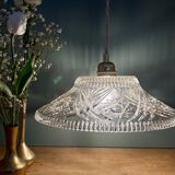 Vintage glass pendant light - tableware collection -