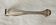 Christofle silver metal sugar tongs model "Malmaison"