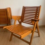 Pair of Rex Niko Kralj Folding Armchairs