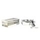 Hollywood regency lucite smoking set, Guzzini  Italy 1970