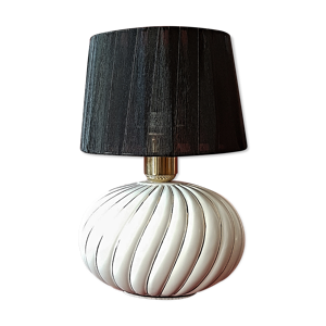 Lampe Mid Century Modern en porcelaine