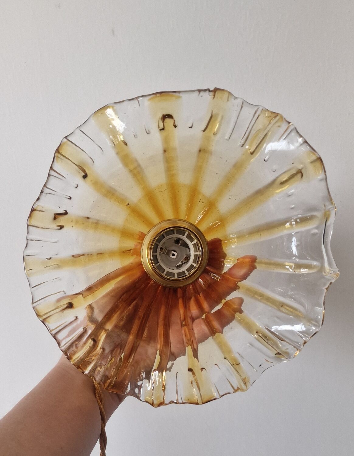 Murano glass light fixture