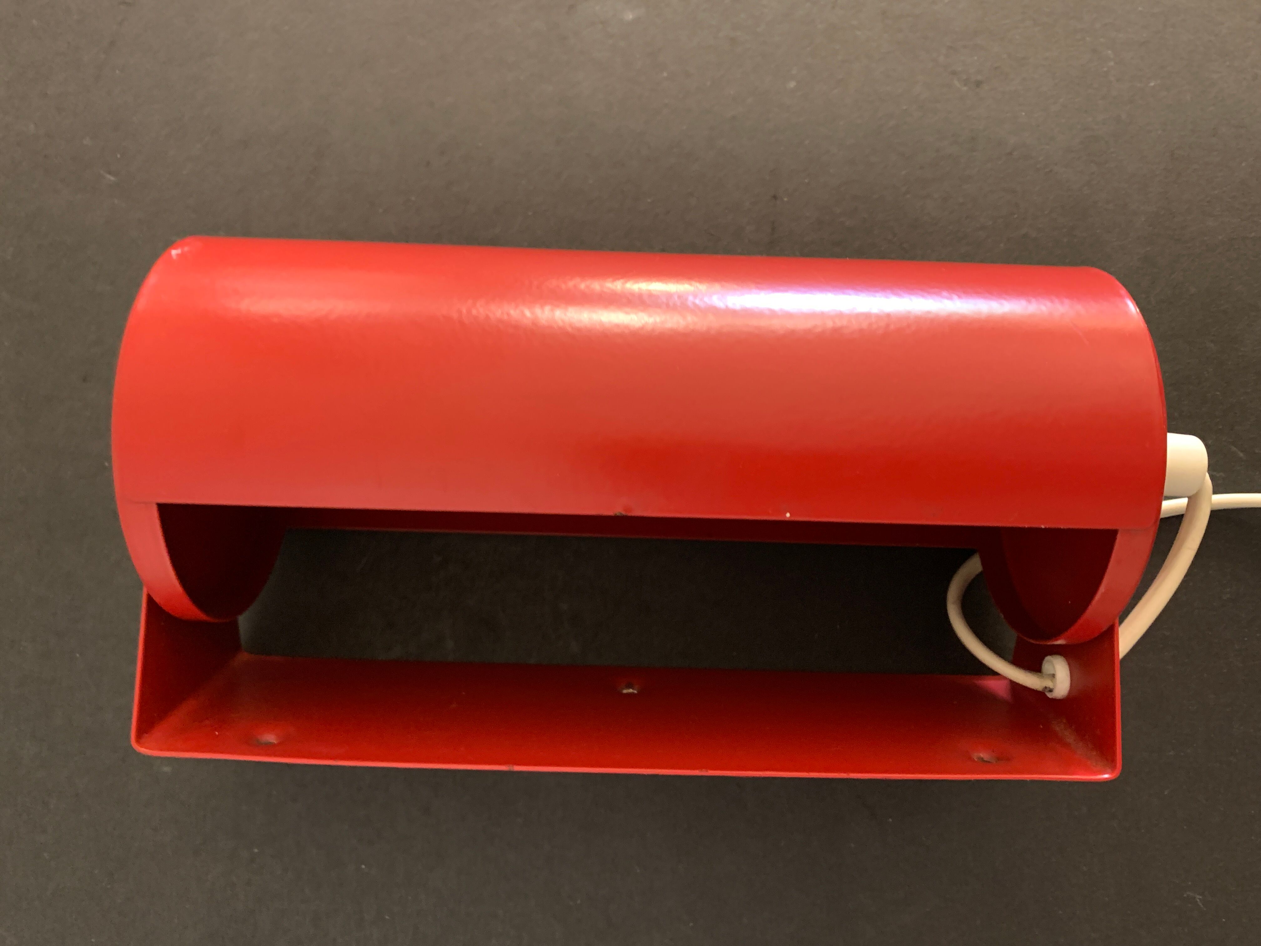 Wall lamp red roller Ikea 1980
