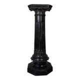 Column in green serpentine marble, circa 1880