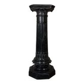 Column in green serpentine marble, circa 1880