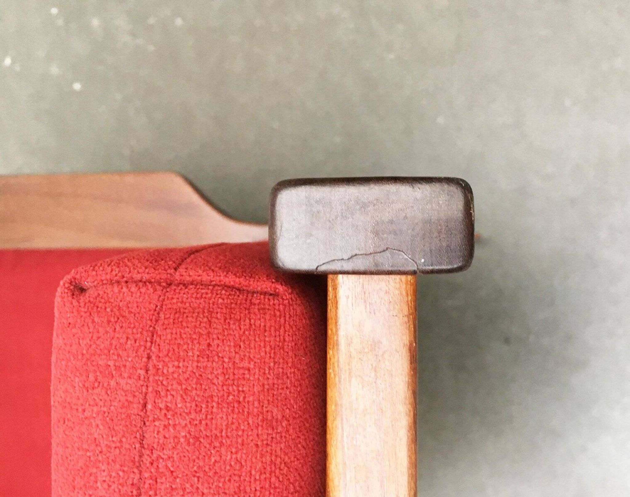 Danish rocking chair from the mid-century by Poul Volther for Frem Røjle.
