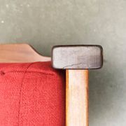 Danish rocking chair from the mid-century by Poul Volther for Frem Røjle.