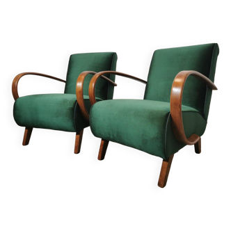 Armchairs by Jindrich Halabala, 1940s