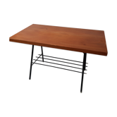 Table basse en bois et metal