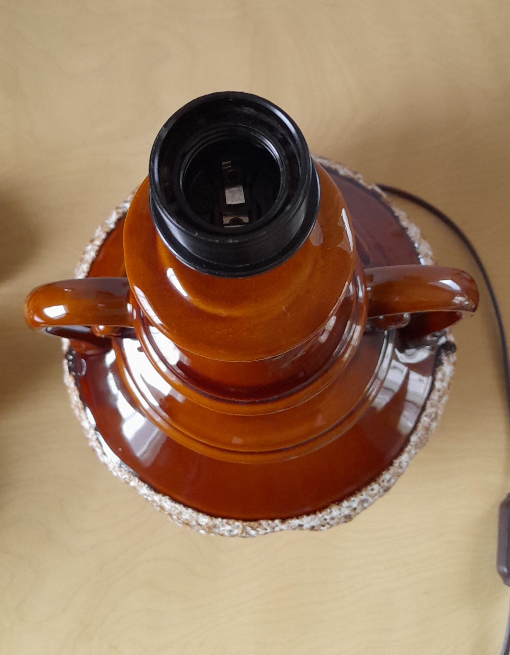 Ceramic lamp foot 1960