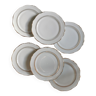 Vintage Sologne porcelain plates