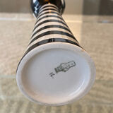 Vase Chat vintage 1960 de Janos Torok pour Zsolnay