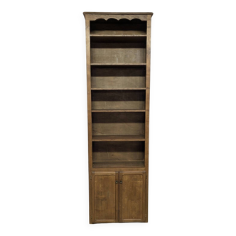 Oak bookcase, mid-20th century