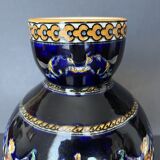 Gien earthenware vase