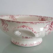 Large salad bowl, Longwy Enamels, Beauvais model - 1930s