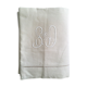 Monogrammed métis cotton sheet S D