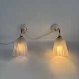 Antique art deco wall lights