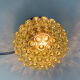 Mid-century bakelite & pressed glass wall lamp, czechoslovakia, 1950's