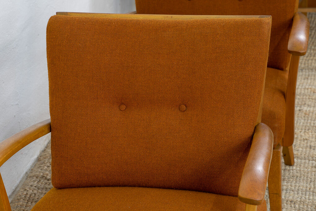 Pair of scandinavian armchairs 66 cm