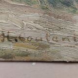 Painting on cardboard signed by Henri Coutant (1868-1935)