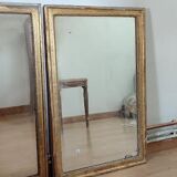Paire de miroirs en bois doré - XIXe siècle