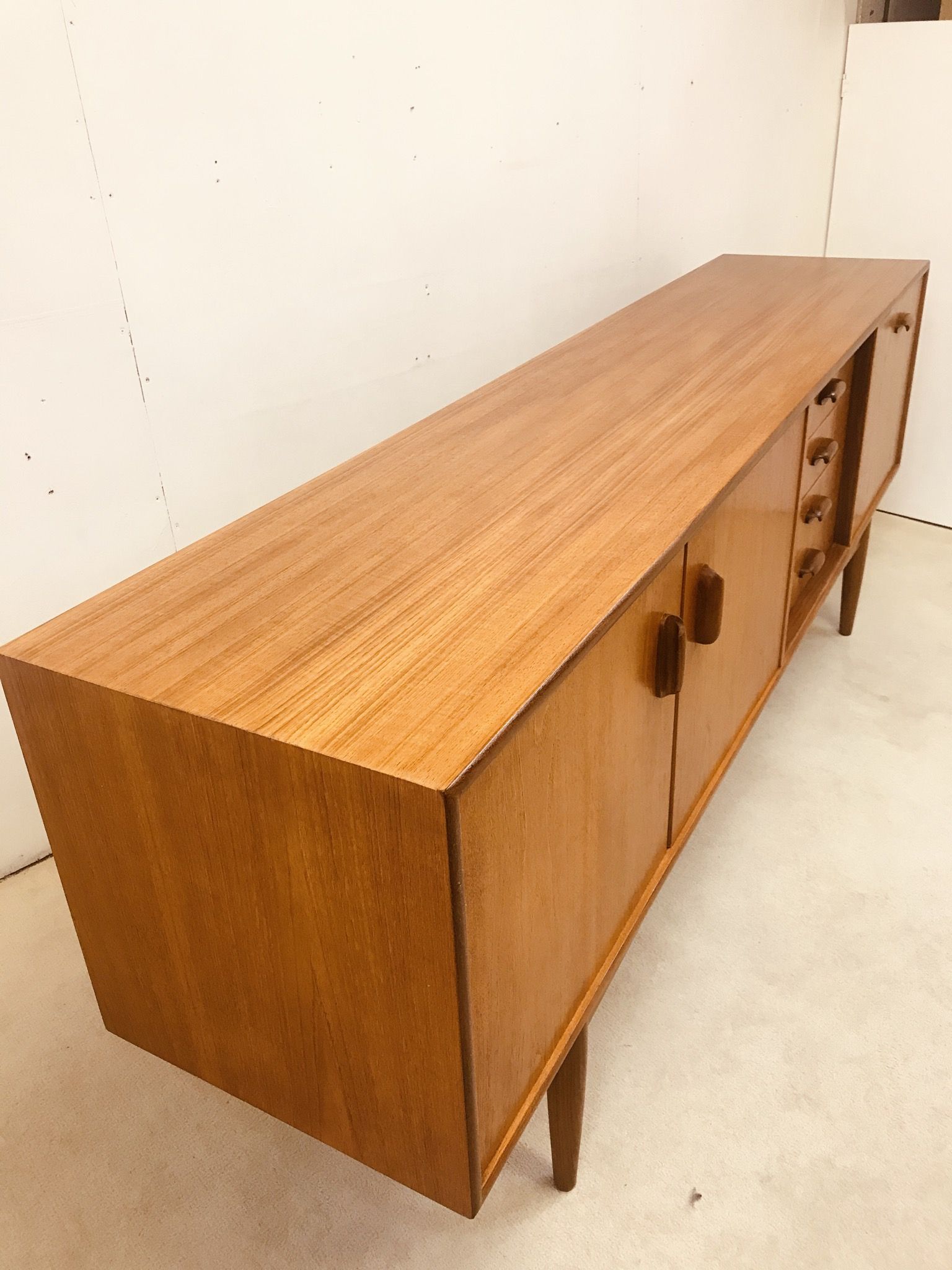 Brasilia teak sideboard designed by  Victor Wilkins for G-plan