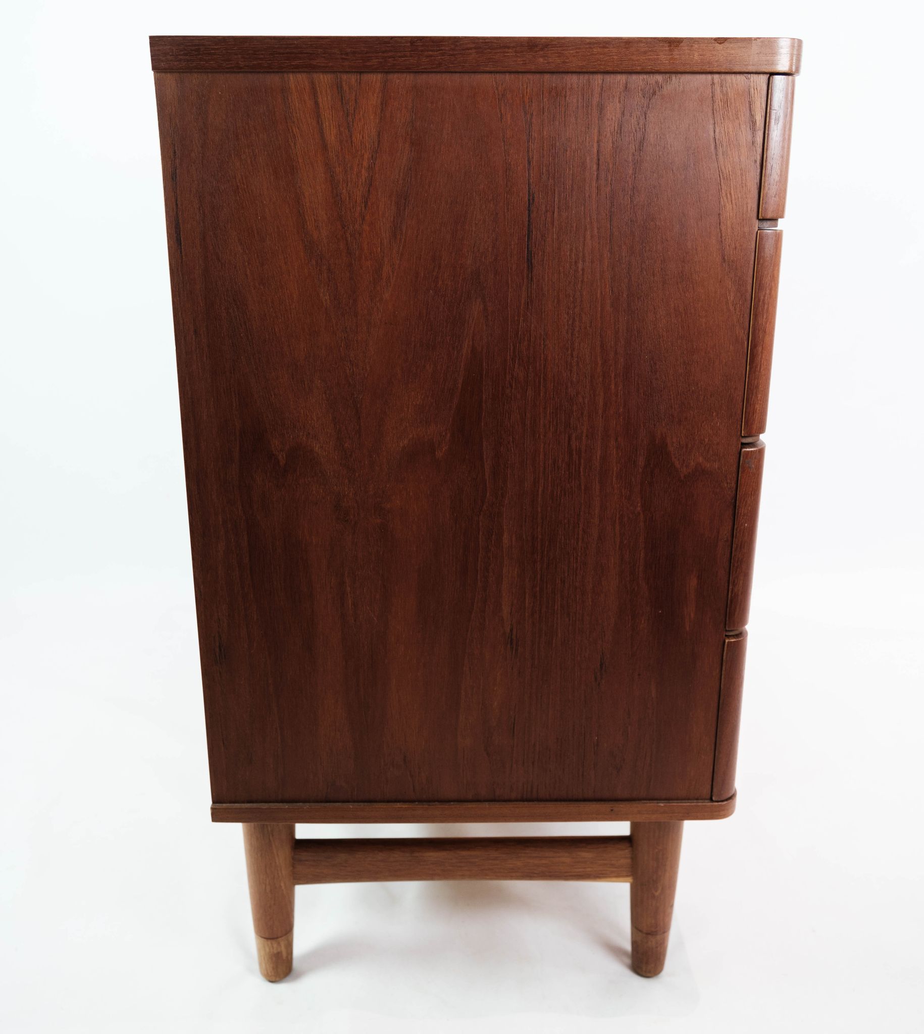 Chest of drawers in teak with four drawers, of Danish design, 1960s