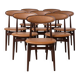 Set of 8 Dining Chairs by Fredrik Kayser for Viken Møbelfabrikk, model no.