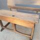 Kindergarten desk sled double desk