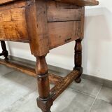 Large farm table - solid cherry - superb patina