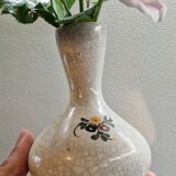 Vase en céramique effet craquelé