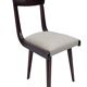 Mid Century Gazelle Chair Beige Velvet Dark Wood, Europe, 1960s