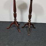 A pair of vintage flower pot stands